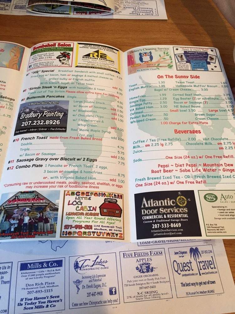 Danielles Sebago Diner - Windham, ME menu_pic
