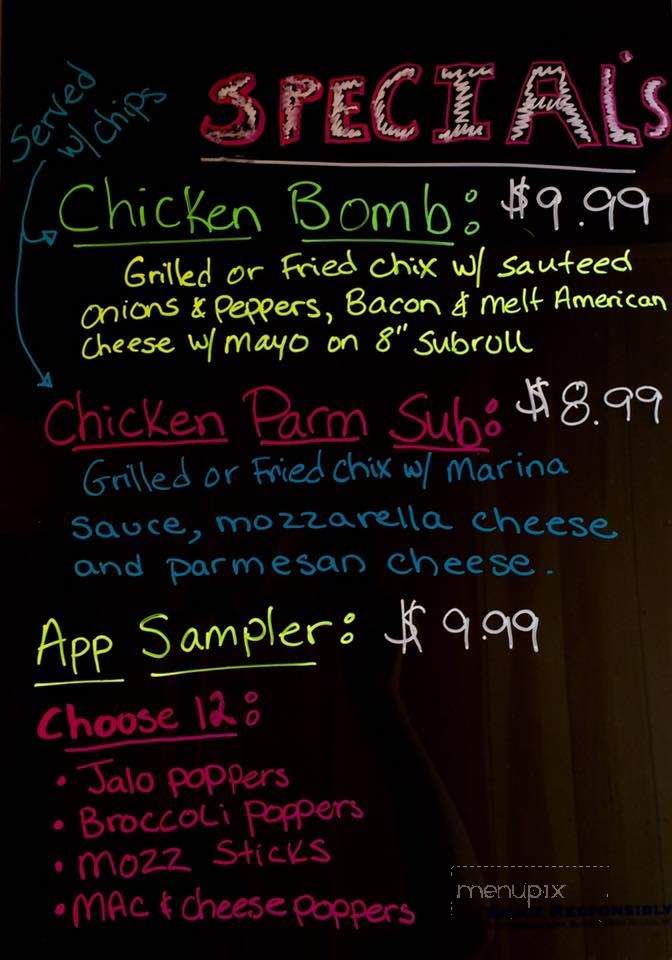 Tasha's - Sedgwick, ME menu_pic