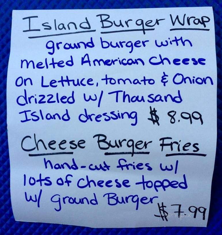 Tasha's - Sedgwick, ME menu_pic