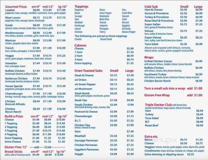 Common House of Pizza - Union, ME menu_pic