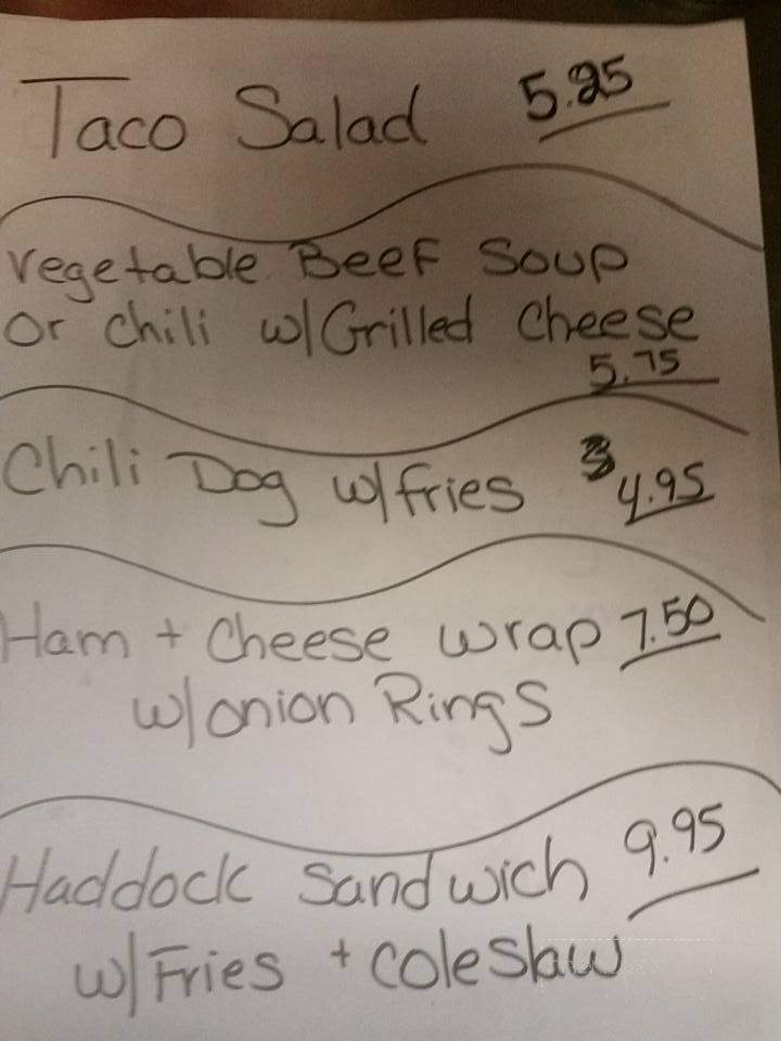 Dixie's II - Chelsea, VT menu_pic
