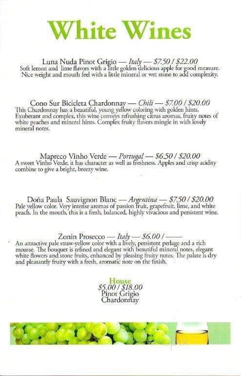 Havana 802 - Hardwick, VT menu_pic