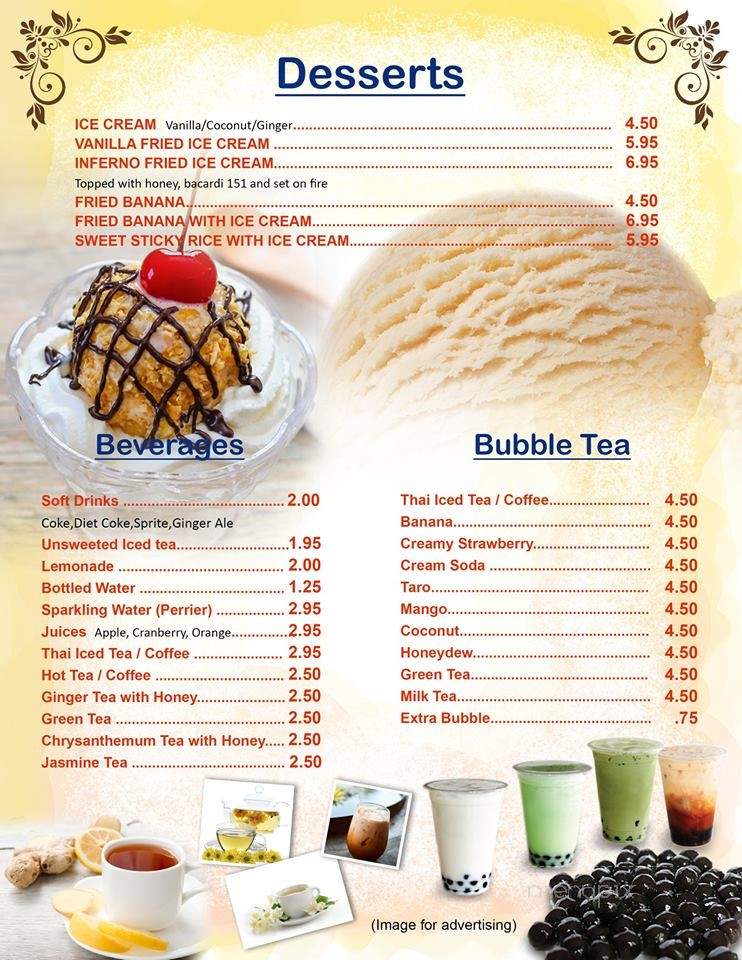 Siam Corner - Windsor, CT menu_pic