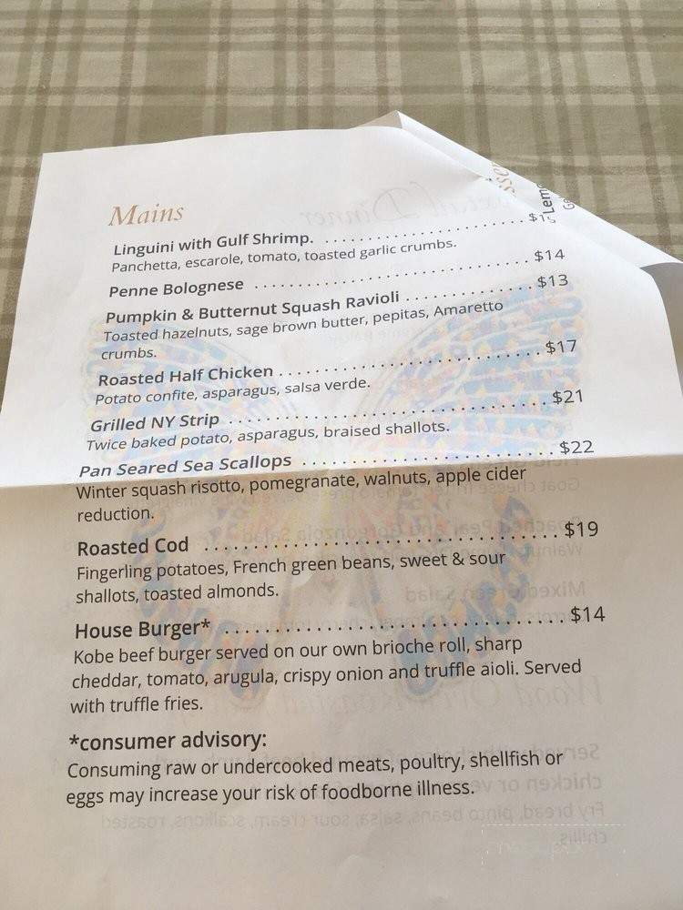 Foxtail Fine Catering and Cafe - Winsted, CT menu_pic