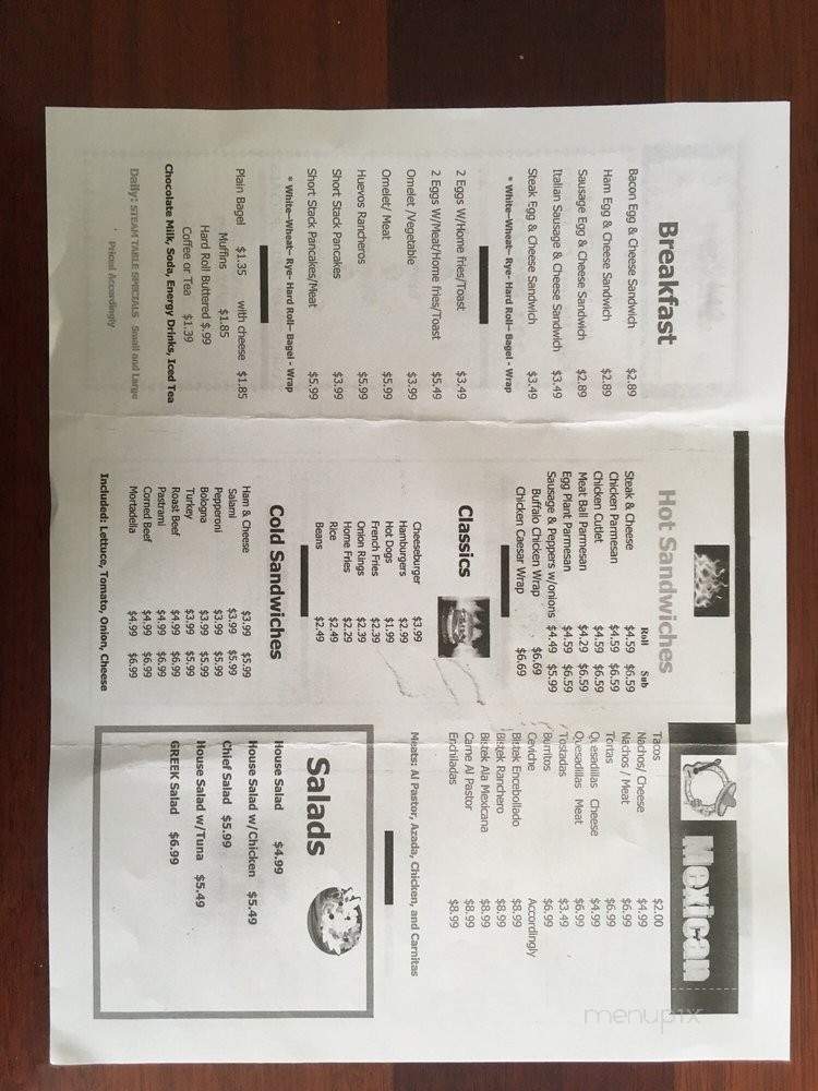 Sabor Latino Deli - East Haven, CT menu_pic