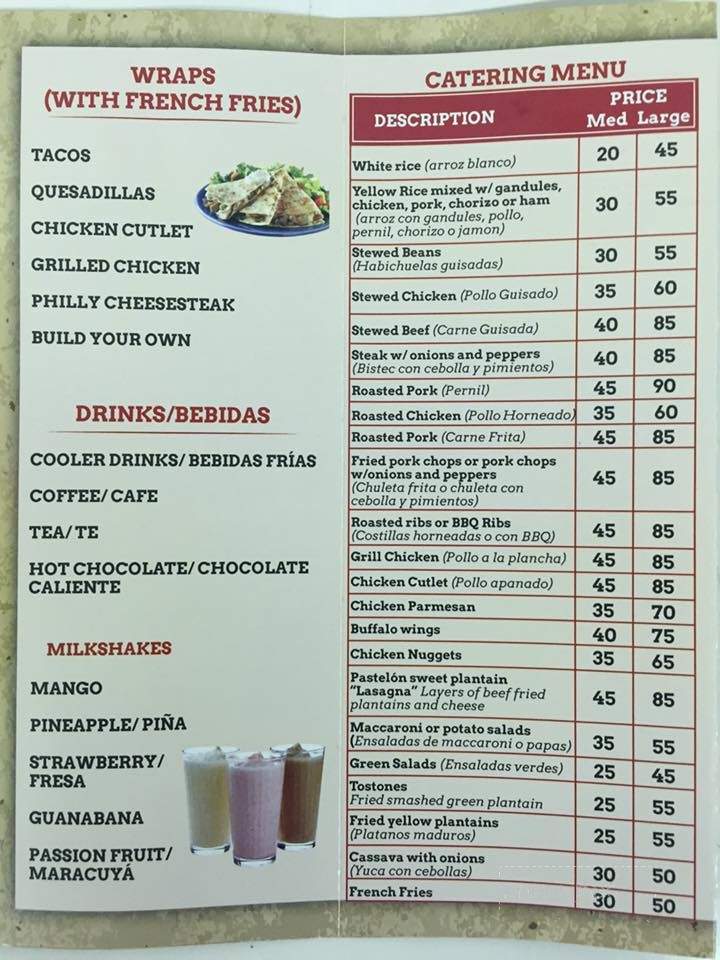 Manny's Deli - Norwalk, CT menu_pic