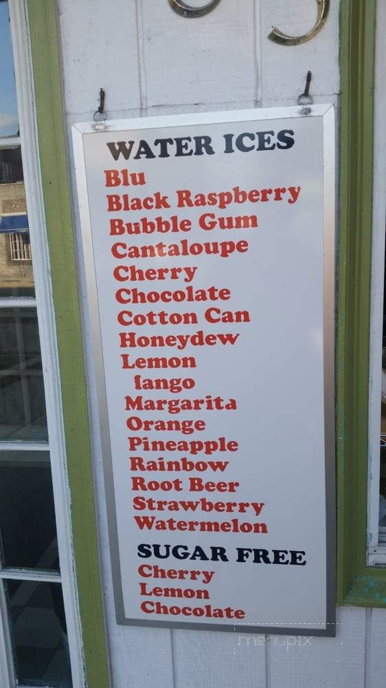 CJ's Gourmet Italian Ices - Bayonne, NJ menu_pic