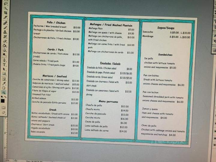 Como En Casa Restaurant - Kearny, NJ menu_pic