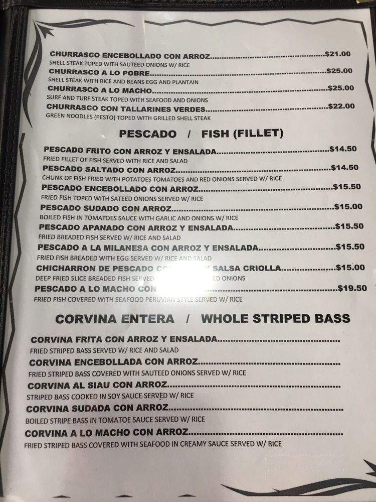 Don Julio Restaurant - Passaic, NJ menu_pic