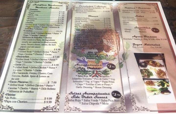 Chicazapa Mexican Restaurant - Union City, NJ menu_pic