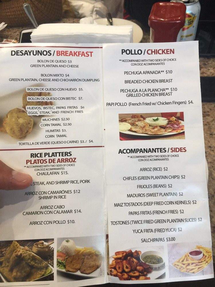 Cabo Restaurant - Guttenberg, NJ menu_pic