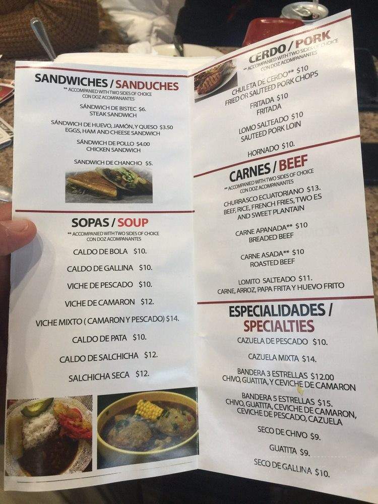Cabo Restaurant - Guttenberg, NJ menu_pic