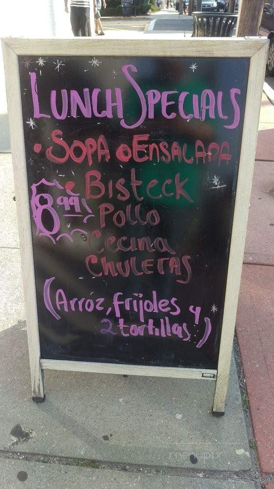 Soona' Mexican Cuisine - Guttenberg, NJ menu_pic