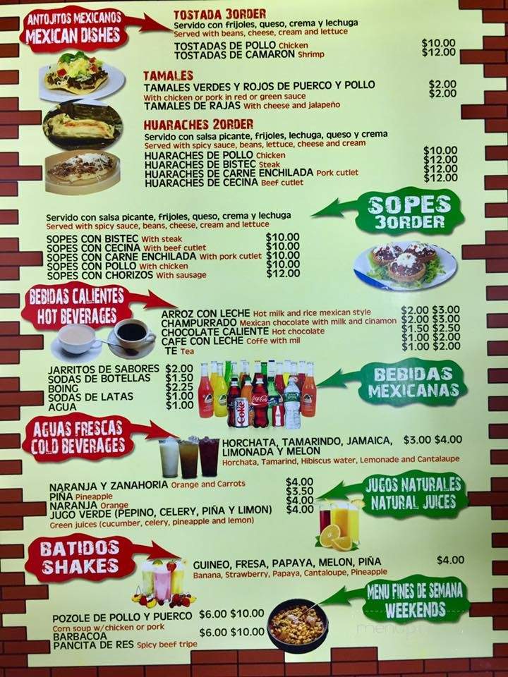 Mi Ranchito Restaurant - Newark, NJ menu_pic