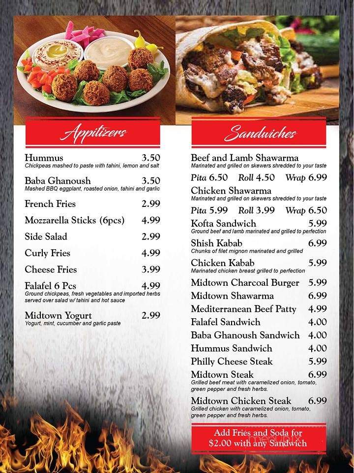Midtown Grill - Jersey City, NJ menu_pic