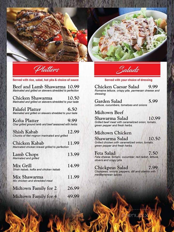Midtown Grill - Jersey City, NJ menu_pic