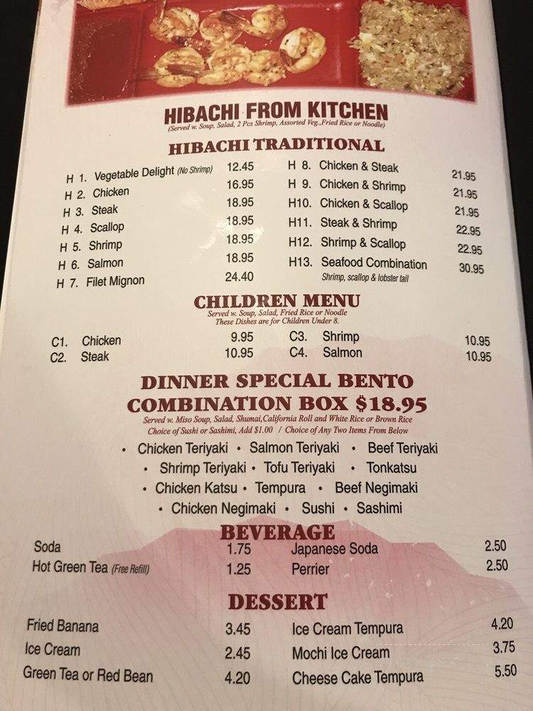 Sushi Ya 2 - Vernon Township, NJ menu_pic