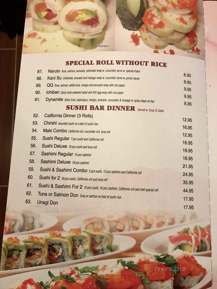 Sushi Ya 2 - Vernon Township, NJ menu_pic