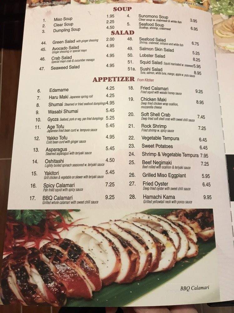 Sushi Ya 2 - Vernon Township, NJ menu_pic