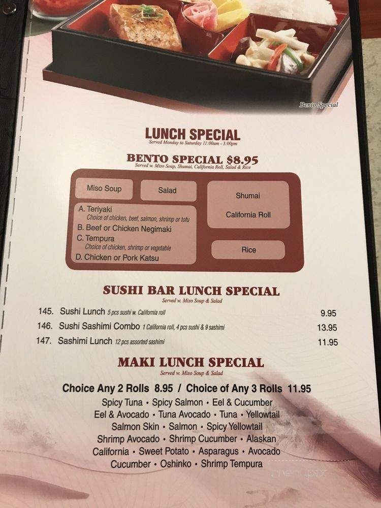 Sushi Ya 2 - Vernon Township, NJ menu_pic
