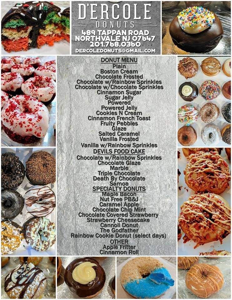 D'Ercole Donuts - Northvale, NJ menu_pic