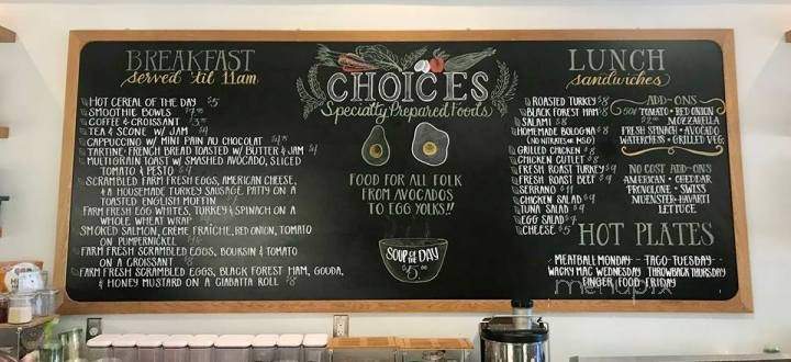 Choices A to Z - Westwood, NJ menu_pic