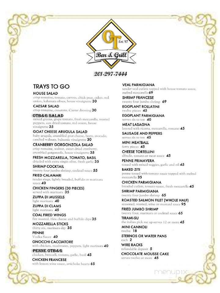 Old Tappan Bar & Grill - Old Tappan, NJ menu_pic