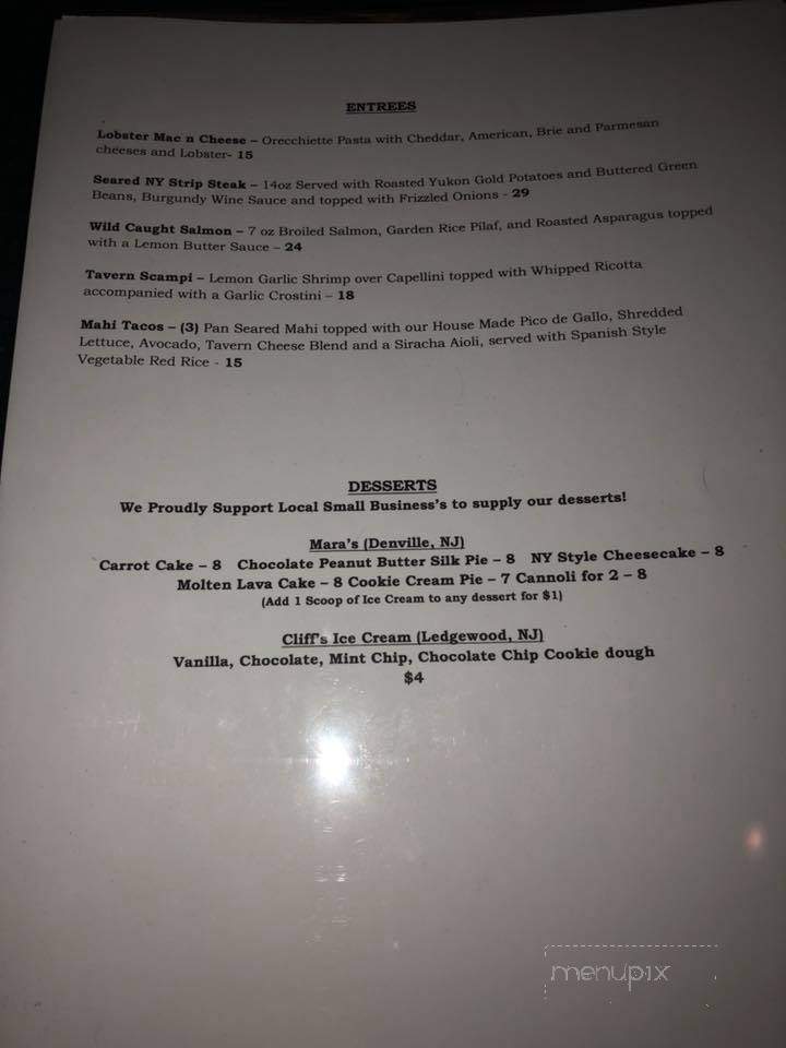 Market Tavern - Mount Olive Township, NJ menu_pic