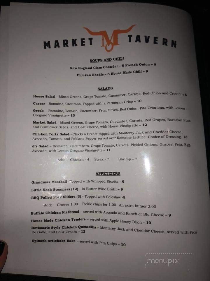 Market Tavern - Mount Olive Township, NJ menu_pic