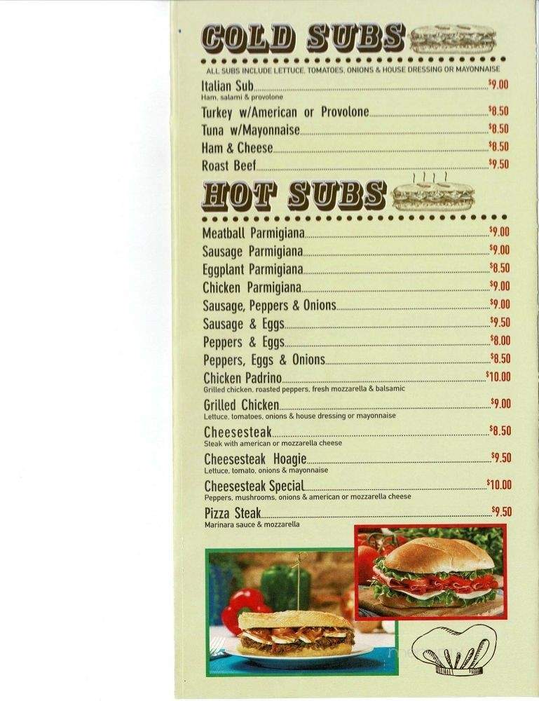 Sapori D'Italia - Mendham, NJ menu_pic