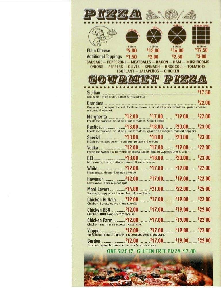 Sapori D'Italia - Mendham, NJ menu_pic