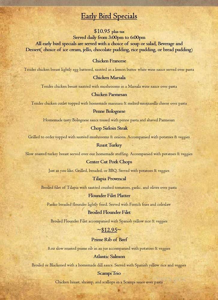 72 East American Bar & Grill - Manahawkin, NJ menu_pic