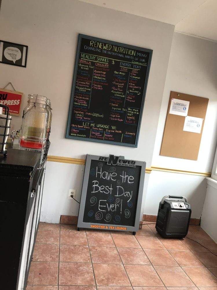 Renewed Nutrition - Camden, NJ menu_pic