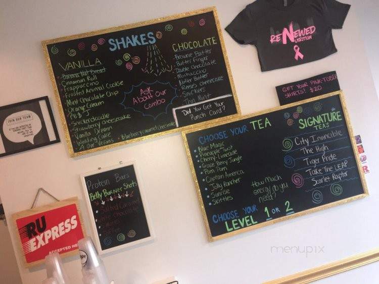 Renewed Nutrition - Camden, NJ menu_pic