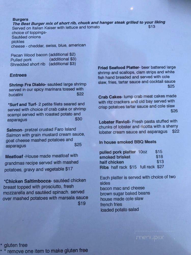 Cranberry Cafe - Seaside Heights, NJ menu_pic