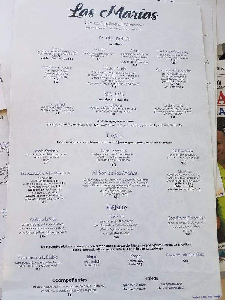 Las Marias - New Brunswick, NJ menu_pic