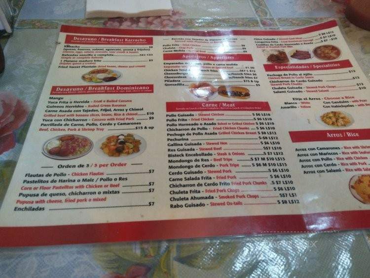 Victoria Tavarez - New Brunswick, NJ menu_pic