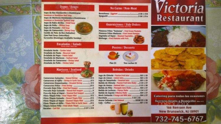 Victoria Tavarez - New Brunswick, NJ menu_pic