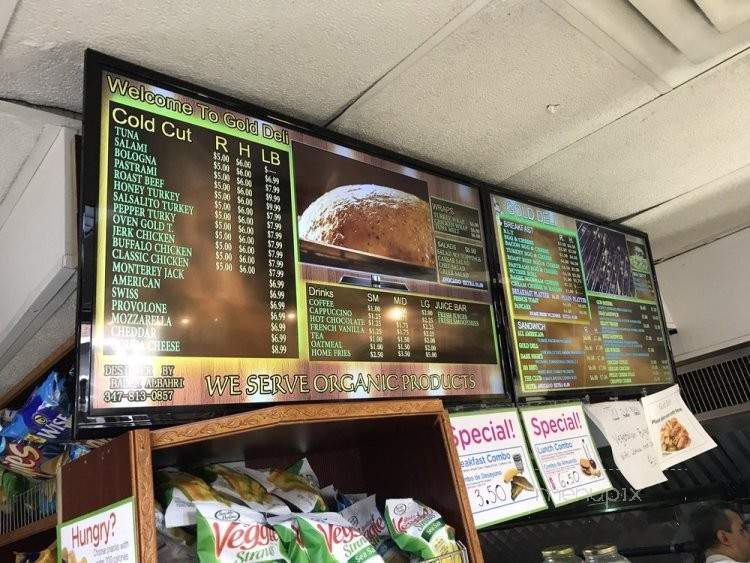 Gold Deli - New York, NY menu_pic