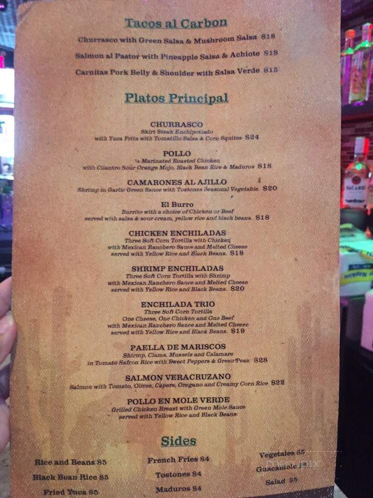 Mi Mexico Bar & Grill - New York, NY menu_pic