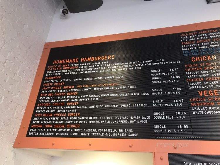 Union Square Burger - New York, NY menu_pic