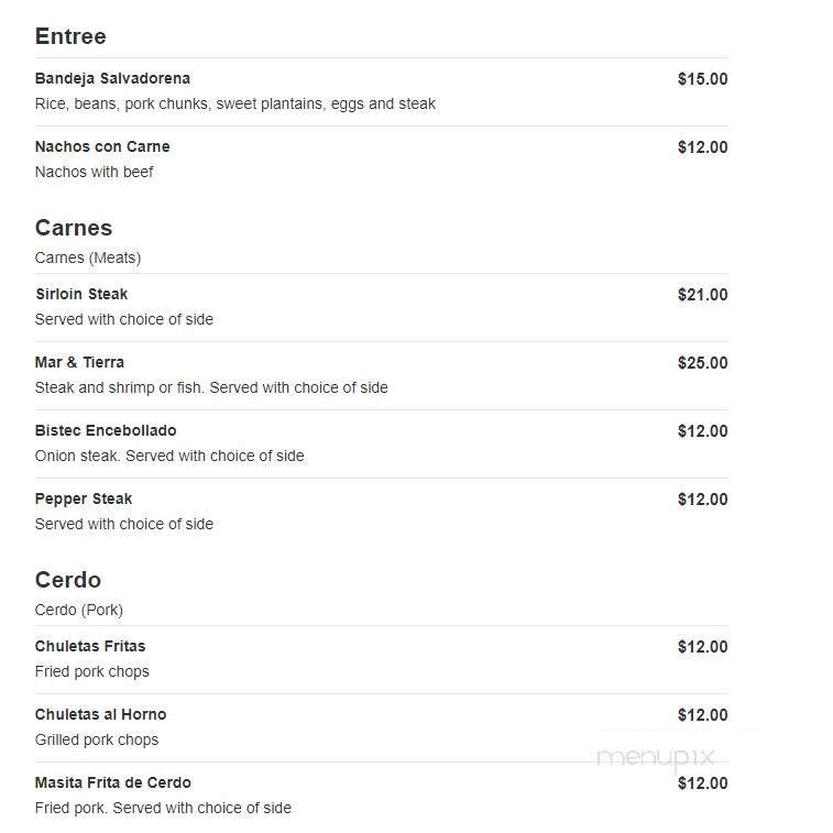 Sazon Ramirez - Staten Island, NY menu_pic