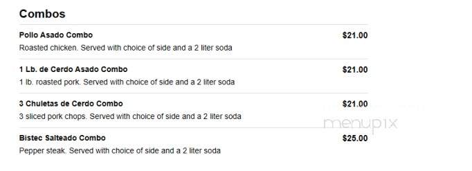Sazon Ramirez - Staten Island, NY menu_pic