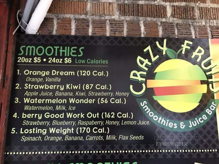 Crazy Fruits - Bronx, NY menu_pic