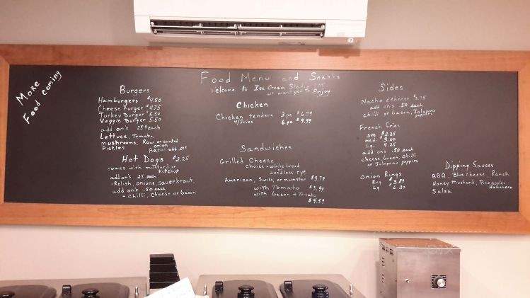 Ice Cream Studio 105 - Carmel, NY menu_pic