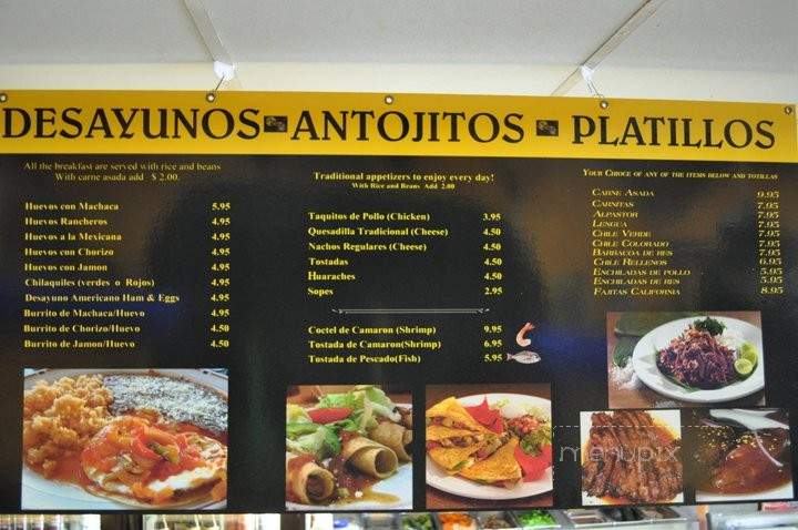 Taqueria America - Suffern, NY menu_pic