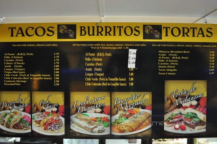 Taqueria America - Suffern, NY menu_pic