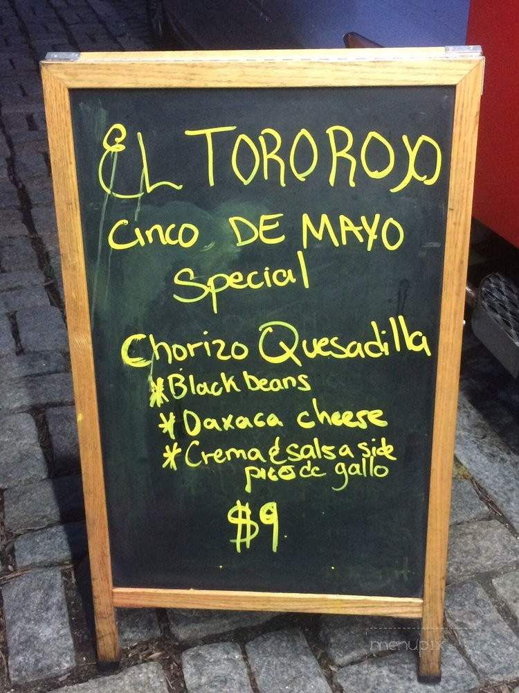 El Toro Rojo Truck - Astoria, NY menu_pic