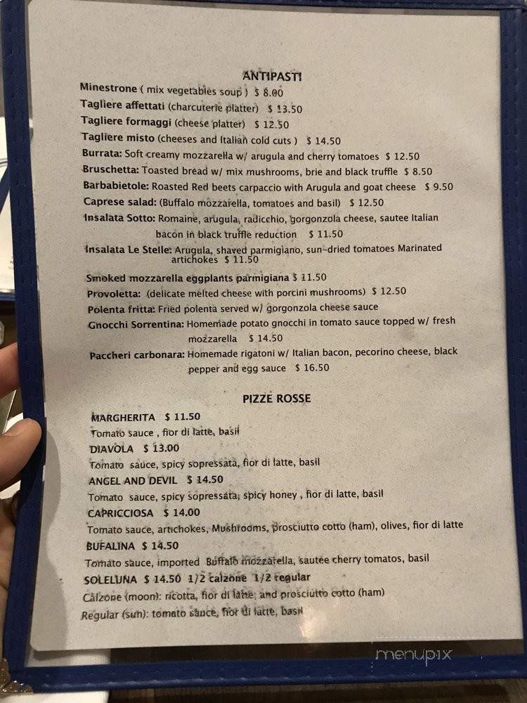 Sotto Le Stelle - Sunnyside, NY menu_pic