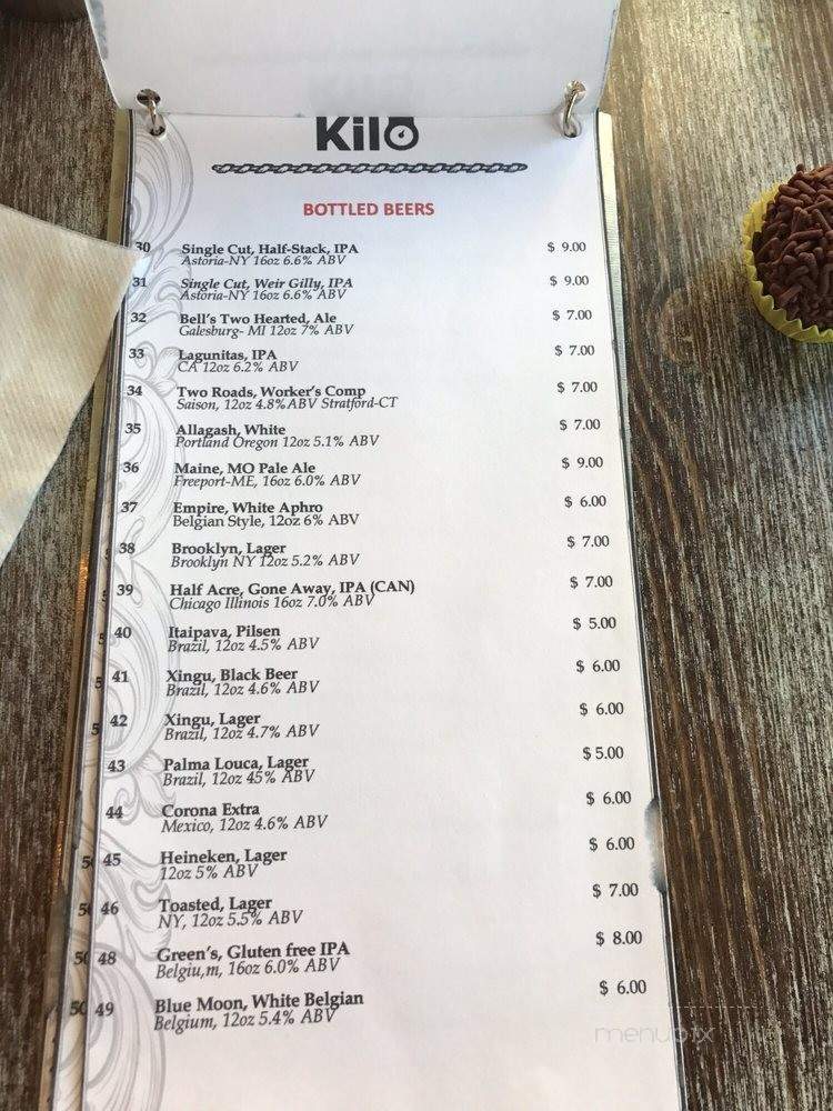 Kilo Astoria - Astoria, NY menu_pic
